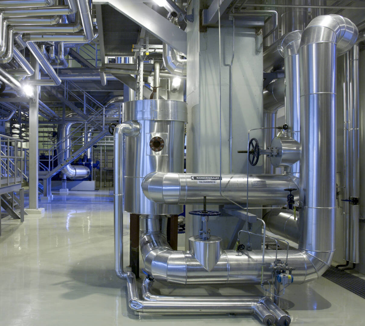 Power Plant,Estonia,Industrial Pipes in a Power Plant